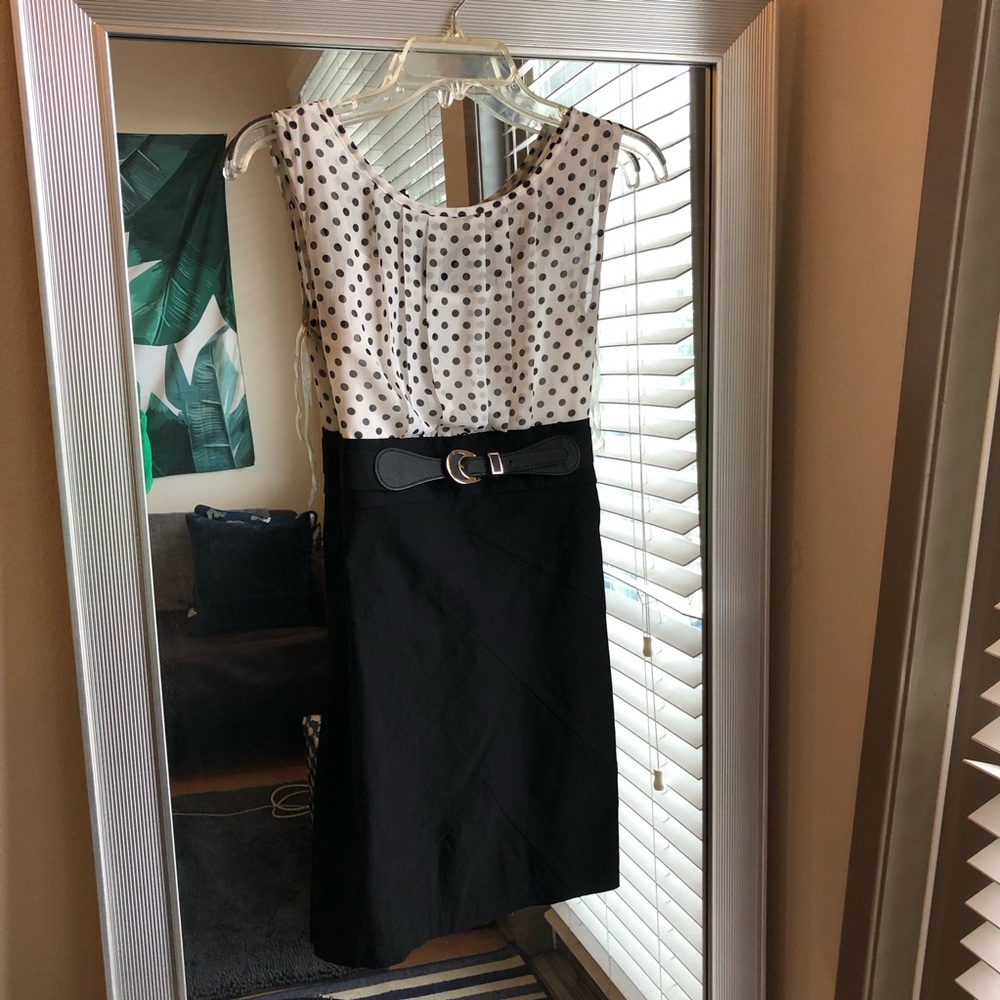 Polka dot Business Formal Dress